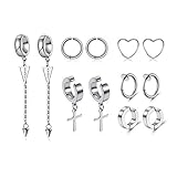 Ideales Geschenk: Die Unisex-Ohrhänger können als Geschenk verwendet werden, um Ihren Freunden, Familien oder anderen, die coole Styles mögen, die sowohl für Männer als auch für Frauen geeignet sind, eine Überraschung zu Jubiläum, Geburtstag, Valentinstag und anderen wichtigen Themen zukommen zu lassen Gelegenheiten, die sie zum Mittelpunkt der Menge machen
