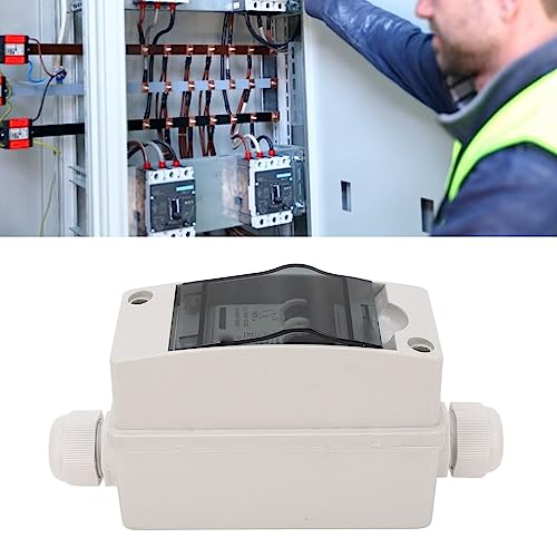 PV-Solar Trennschalter, DC 12-400V/AC 90-400V, 16A, IP65 Wasserdichter Mini-Leistungsschalter für Solarmodule, Photovoltaik-Systeme, Verteilerkästen