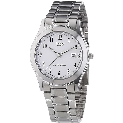 Casio Collection LTP-1141PA-7BEF, Reloj Redondo, Acero Inoxidable, Mujer, Plateado