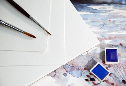 Papier aquarelle Canson Montval grain fin format A6 300g - 5