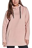 festina uhren Großzügige Känguruhtasche Vestino Damen Oversized Boxy Hoodie Kapuzen-Sweatshirt Strass-Band