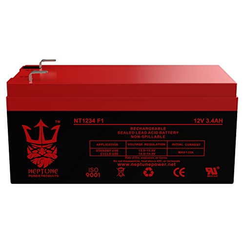 Neptune 12V 3.4Ah Replacement Battery For Powersonic Rbc35 Wp3-12 #TOP1