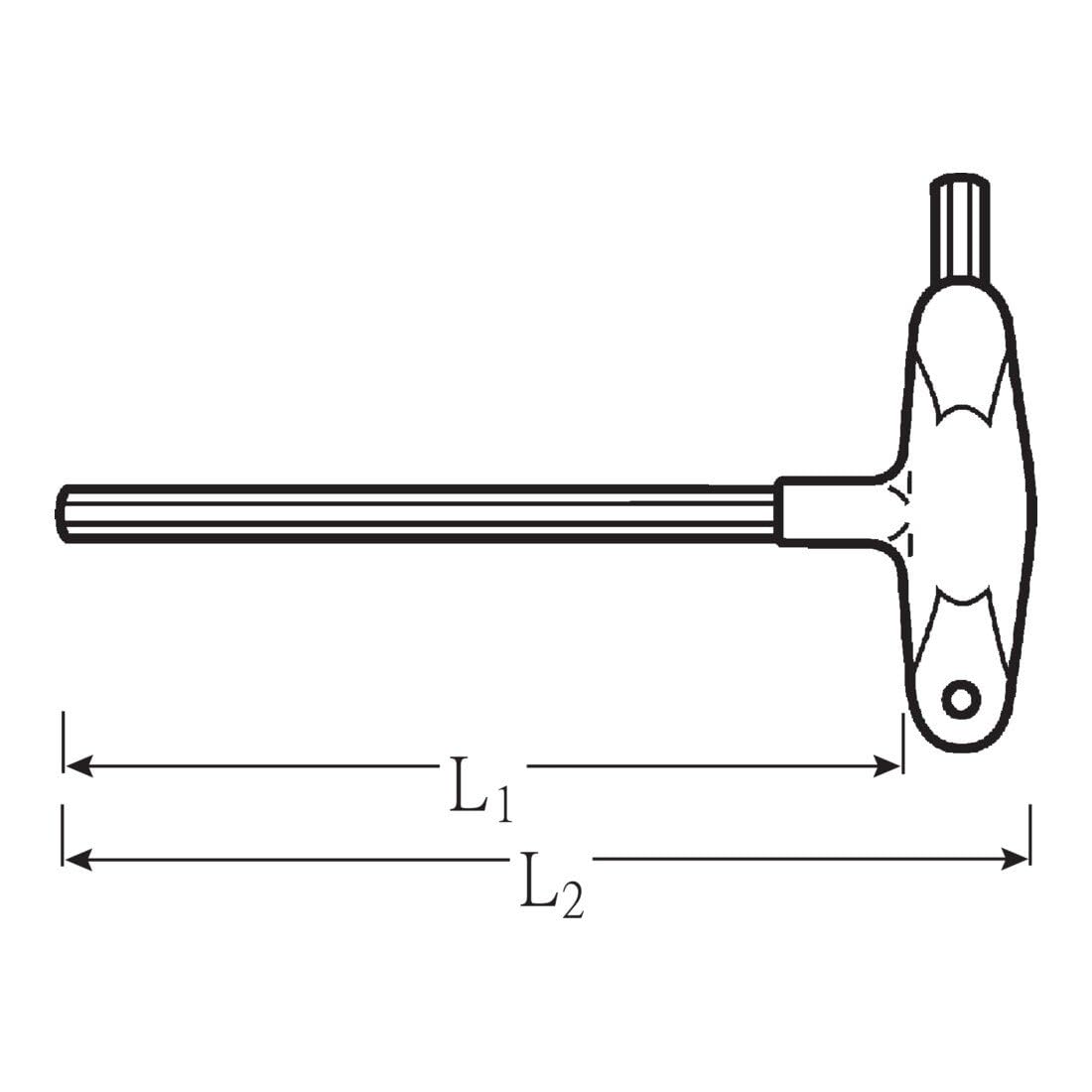 Stahlwille 10768-2K-10 Chave Allen T