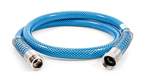 Camco 22813 4Ft Premium Drinking Water Hose, Lead And Bpa Free, Anti-Kink Design, 20% Thicker Than Standard Hoses 5/8" Inside Diameter, 4 Feet, Blue #TOP1