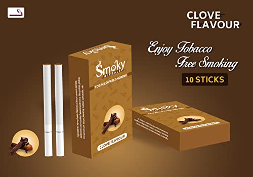 Smoky-Herbals-100-Tobacco-Nicotine-Free-Cigarette-for-Refresh-Mood-Relieve-Stress-for-Men-Women-CLOVE-FLAVOUR-2-Packets