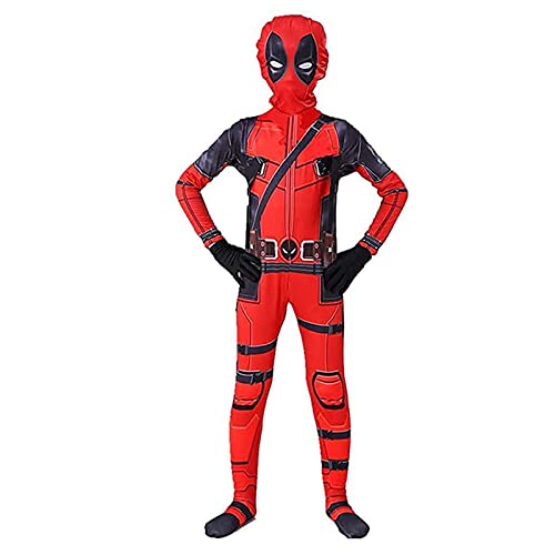 YILYMINA spiderman kostüm kinder spiderman anzug link kostüm spiderman suit bodysuit superhelden kostüm halloween kostüm,L-140CM Cover