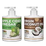Mroky Apple Cider Vinegar Shampoo and Virgin Coconut Conditioner Set - Sulfate & Paraben Free...
