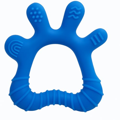 Image of Silicone Teething Toy for Newborn Baby Girls & Boys| BPA-Free, Food-Grade | Gum Relief, Chewing Aid |Teether| Easy-to-Grip Essentials (3+ Months)