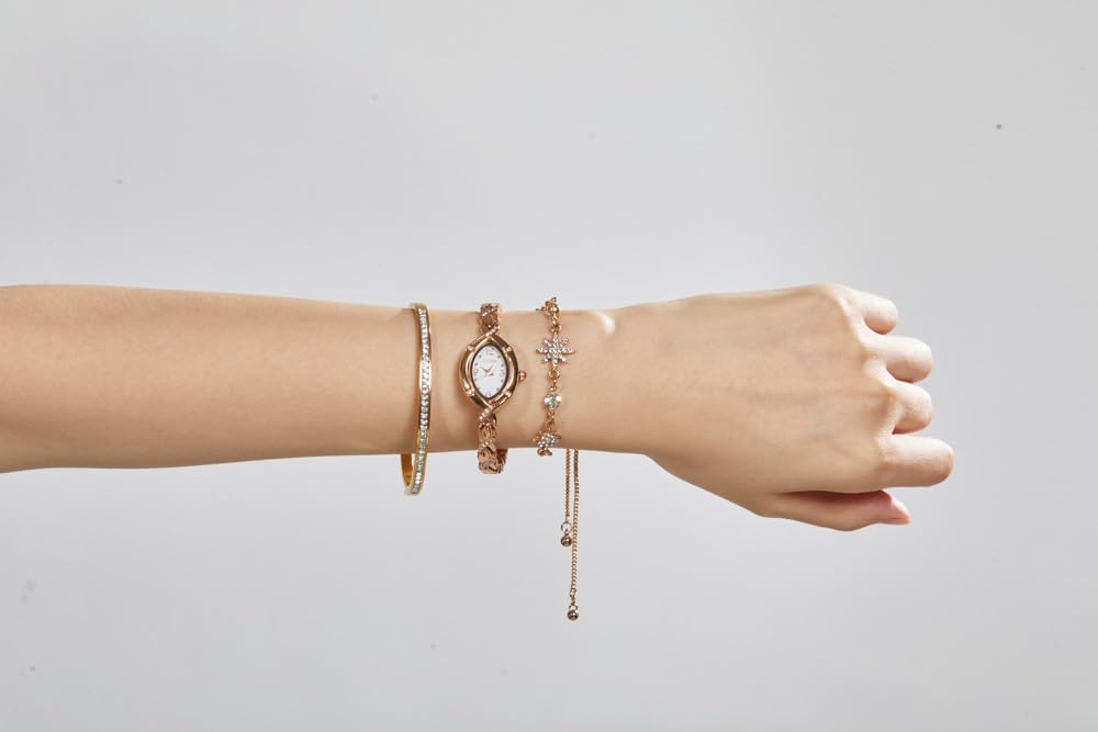 TIME100 Montres Femmes Bracelet Montres à Quartz de Luxe étanche Montre Bracelet Créative pour Femmes Filles Dames