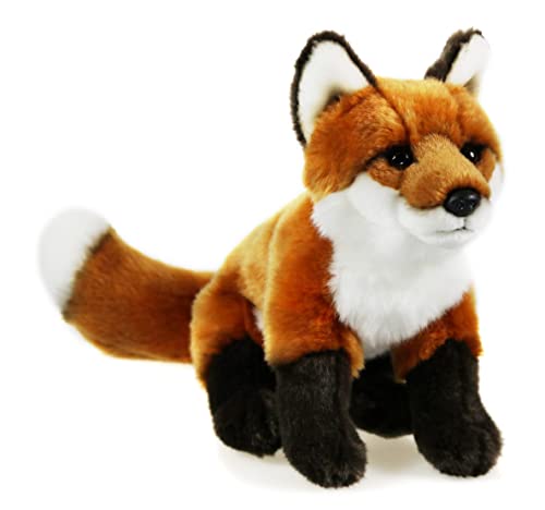 Uni-Toys - Rotfuchs, sitzend - 24 cm (Höhe) BZW. 40 cm (Länge) - Plüsch-Fuchs - Plüschtier, Kuscheltier