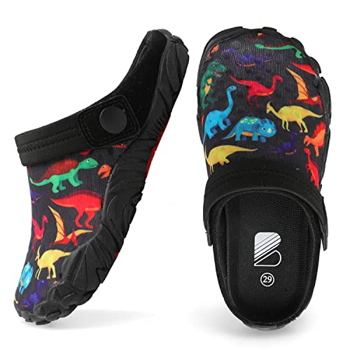 Kids Boys Girls Swimming Hiking Water Shoes Sandals Wide House Slippers Clogs Colorful Red Dinosaur 2 Big Kid #TOP6