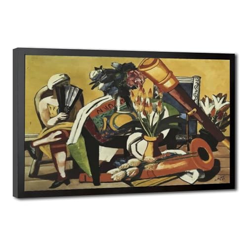 Impression toile Max Beckmann Télescope pour sublimer un bureau calme