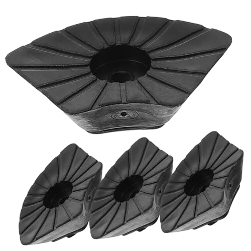 WHAMVOX Ergonomic Walking Stick Foot Covers Anti-Skid Cane Tips for Trekking Poles Crutch End Mats Walking Stick Tips