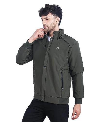 Veste bomber décontractée homme Dollar avec fermeture éclair robuste - 5