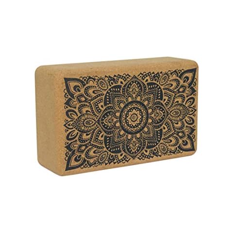 YOGA DESIGN LAB | The Cork Block | Eco Friendly Luxury | Superior Grip and Strength | Natural Cover