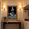 ELKPDOE Cole Palmer 2 Canvas Poster Wall Art Decor Print Picture Paintings for Living Room Bedroom Decoration Retro Gold Frame 16" L X 24" W #4