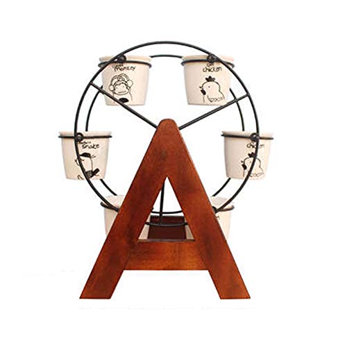 YYH Multifunction Desktop mini flower stand solid wood office flower stand
