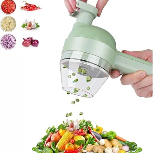 Set cortador de vegetales 4 en 1 portátil miniatura 3