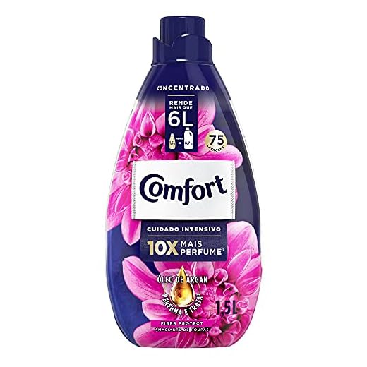 Amaciante de Roupa Concentrado Fiber Protect Óleo de Argan Comfort Frasco 1, 5l, Comfort