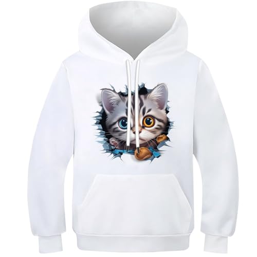 Pull à capuche chauve-souris cadeau original pour anniversaire enfant sweatshirt motif 3D