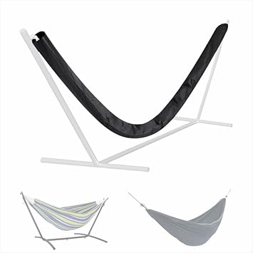 Outdoor Hammock Cover for 16 FT Stand 210D Heavy Duty Waterproof Oxford Fabric Hammock Sleeve Protector, UV & Dust Resistant Outdoor Cover for Patio, Camping, Backyard, and Porch Use 12ft