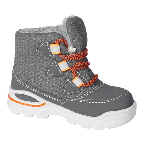 RICOSTA Child Emil Boots,Width: Normal (WMS),Removable Insole,Sympatex,Washable, Grey Grey 480, 24 EU Ancho4
