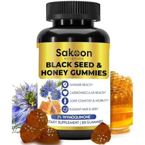 Sakoon nutrition Black Seed Oil & Honey Gummies Cover