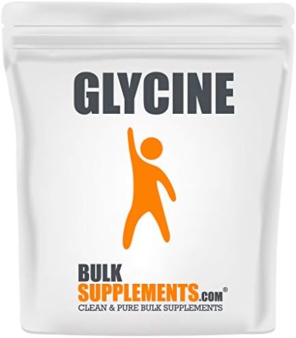 BulkSupplements.com Glycine Powder - Glycine Supplements, Amino Acid Supplement - Unflavored & Gluten Free, 3g per Serving, 1kg (2.2 lbs) (Pack of 1)