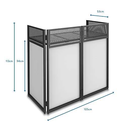 Vonyx DB4 Pro Stand DJ Repliable 4 Éléments, Idéal pour Placer Platines, Ordinateurs etc., Contient Structure, Toiles et Sacoches, Facile à Transporter, Système Complet pour DJ Professionnel - Les Beatles, Paul McCartney, John Lennon, RIngo Starr, George Harrison Vonyx DB4 Pro Stand DJ Repliable 4 Éléments, Idéal pour Placer Platines, Ordinateurs etc., Contient Structure, Toiles et Sacoches, Facile à Transporter, Système Complet pour DJ Professionnel – Image 5