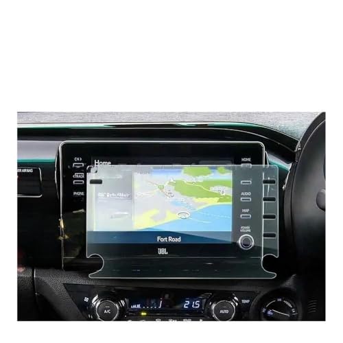 Évitez les rayures sur l'écran GPS 8" de votre Toyota Hilux avec ce verre trempé