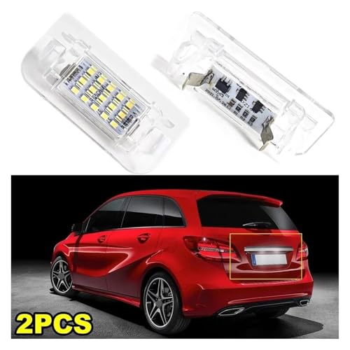 Luz de matrícula LED Benz Clase B evita error de bombilla fundida W246 5