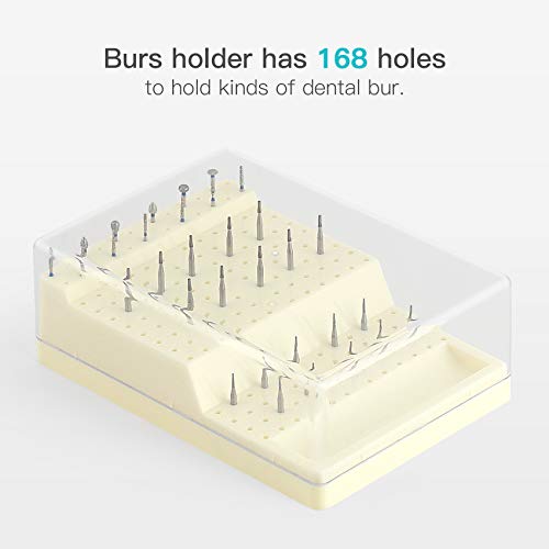 Annhua BUR HOLDER-168 Holes Dental Bur Holder Box With Cover And Drawer, Burs Block Station Organizer Case thumb #1