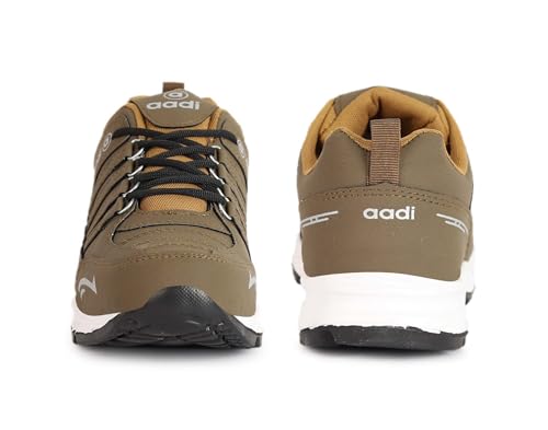 Image of AADI Men's Comfortable Lightweight Synthetic Leather Running, Walking & Gym Casual Sports Shoes