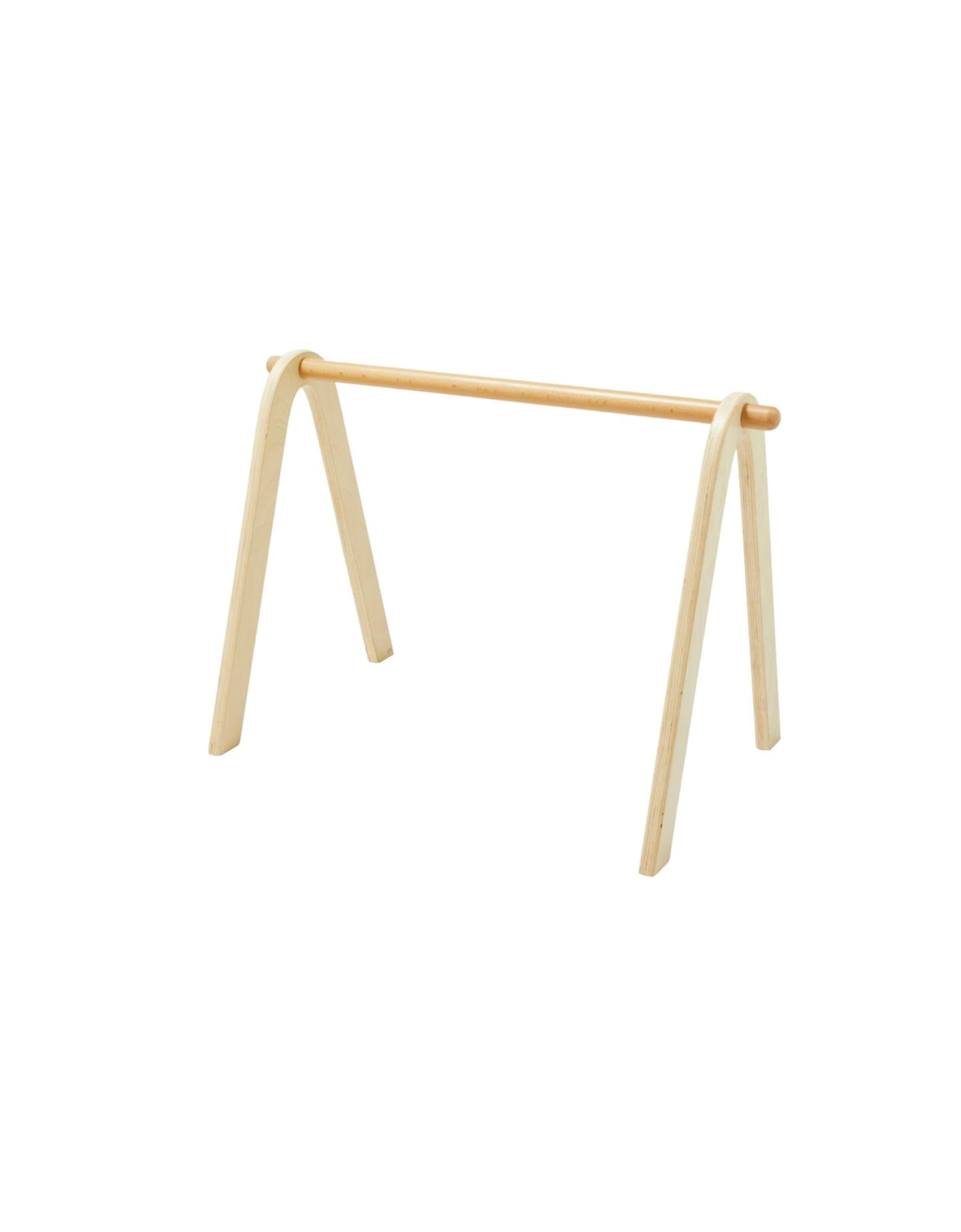 NOUKIE'S – Arche d'éveil en bois naturel – Facile à monter et à transporter – Stimule les sens dès la naissance jusqu'à 6 mois – Idéal avec tapis ou couffin – Set d'activités vendu séparément
