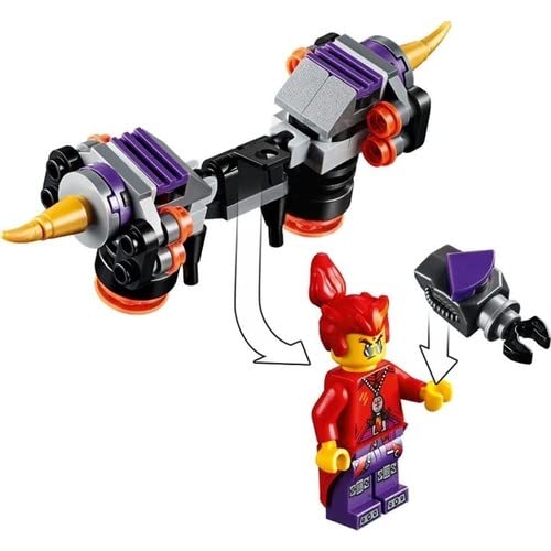 Monkie Kid 80008 Monkie Cloud Jet per bambini - Lego - Immagine 3