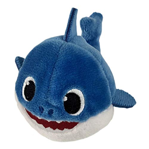 Pinkfong Baby Shark Mini Plush Daddy Shark - Fun Size Baby Shark Stuffed Beanie from Hit Song - Official Baby Shark Stuffed Animal Toy