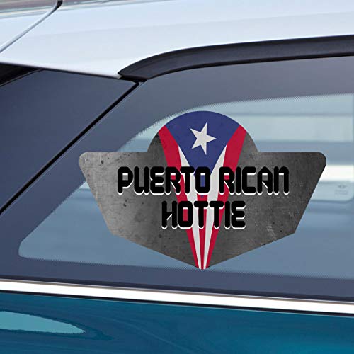 Makoroni Puerto Rican Hottie Puerto Rican Flag, CAR Magnet-Magnetic Bumper Sticker 4x6 or 6x9 inc., Desy86