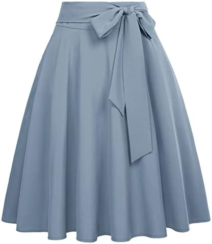 Falda Pin Up Plisada con Bolsillos – Estilo Vintage Años 50 para Mujer, Ideal para Fiesta, Cóctel o Té