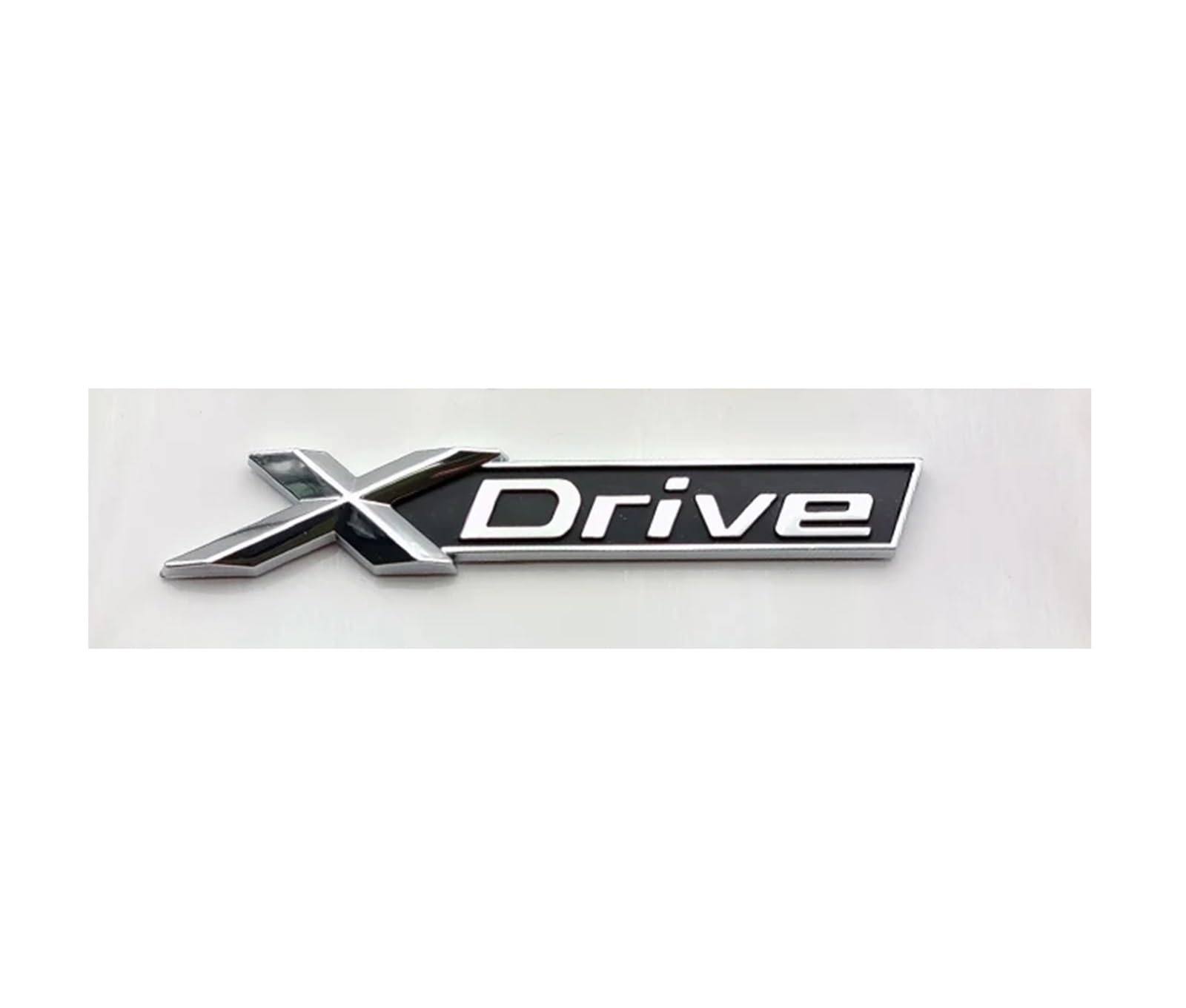 Aqxyju 3D ABS Xdrive Logo Car Trunk Badge Nameplate Xdrive Emblem Compatible with Xdrive Sticker 3 5 Series 320d 530d 528i E60 F10 Accessories Personalized car stickers(NEW ABS)
