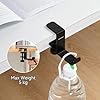 aceyoon Multi-Function Headphone Stand, Headset Holder Aluminum & Silicone Headset Stand Adjustable Headphone Hanger Hook Under Desk Mount Compatible for Xbox Headset Gaming #3