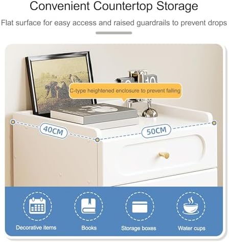 Self-Emptying Robot Vacuum Storage Cabinet with Acrylic Doors - Multi-Tier Rolling Organizer Rack for Robot Cleaners, Perfect Sweeper Stand for Home & Office Use.
