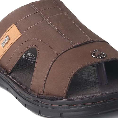 Image of Red Chief Leather casual slippers for men