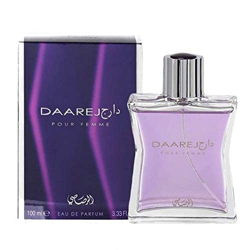 Rasasi Daarej Women - Eau De Parfum 100Ml (3.4 Oz) | Enchanting Patchouli, Sandalwood With Subtle Essence Of Vanilla And Rose #TOP1