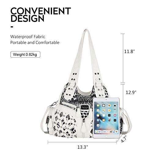 Image of Angel Barcelo Purses for Women Large Shoulder Bag Soft Hobo Bags for Women