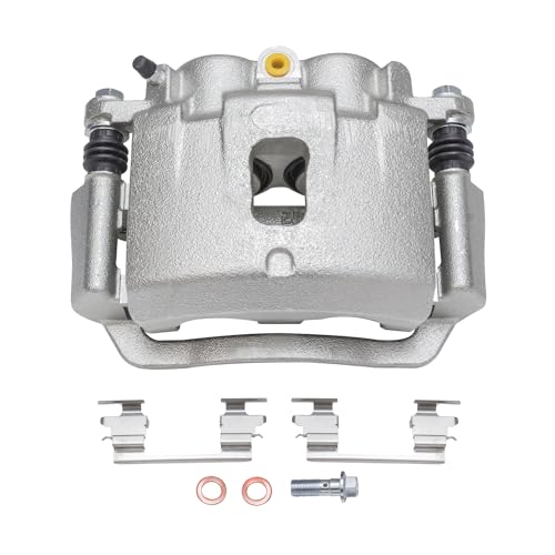 Image of Detroit Axle - Rear Right Brake Caliper for 2003-2020 Chevrolet Express 2500 3500 GMC Savana 2500 3500 Passenger Side Disc Brake Caliper w /Bracket Replacement