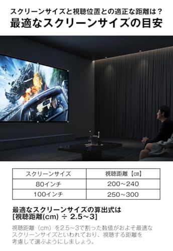 GSON プロジェクタースクリーン 84インチ 16:9