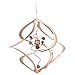 Red Carpet Studios Cosmix Copper Spiral Planet Wind Sculpture (31054)