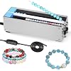 Electric Beading Machine, Multifunctional Bead String Machine,2 Channels Portable Bead Threading, for Jewelry Bracelets Necklace Making