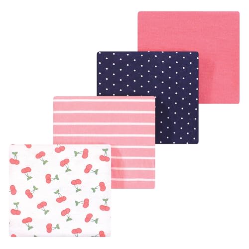 Image of Luvable Friends Little Treasure Flannel Receiving Blankets 4pk