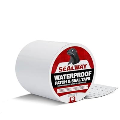 SEALWAY White RV Roof Sealant Tape, 4" x 10' Waterproof Repair Seal Tape – Extra Thick, UV-Resistant, Weatherproof Patch for Permanent Leak Sealing on RVs, Trailers, and Mobile Homes